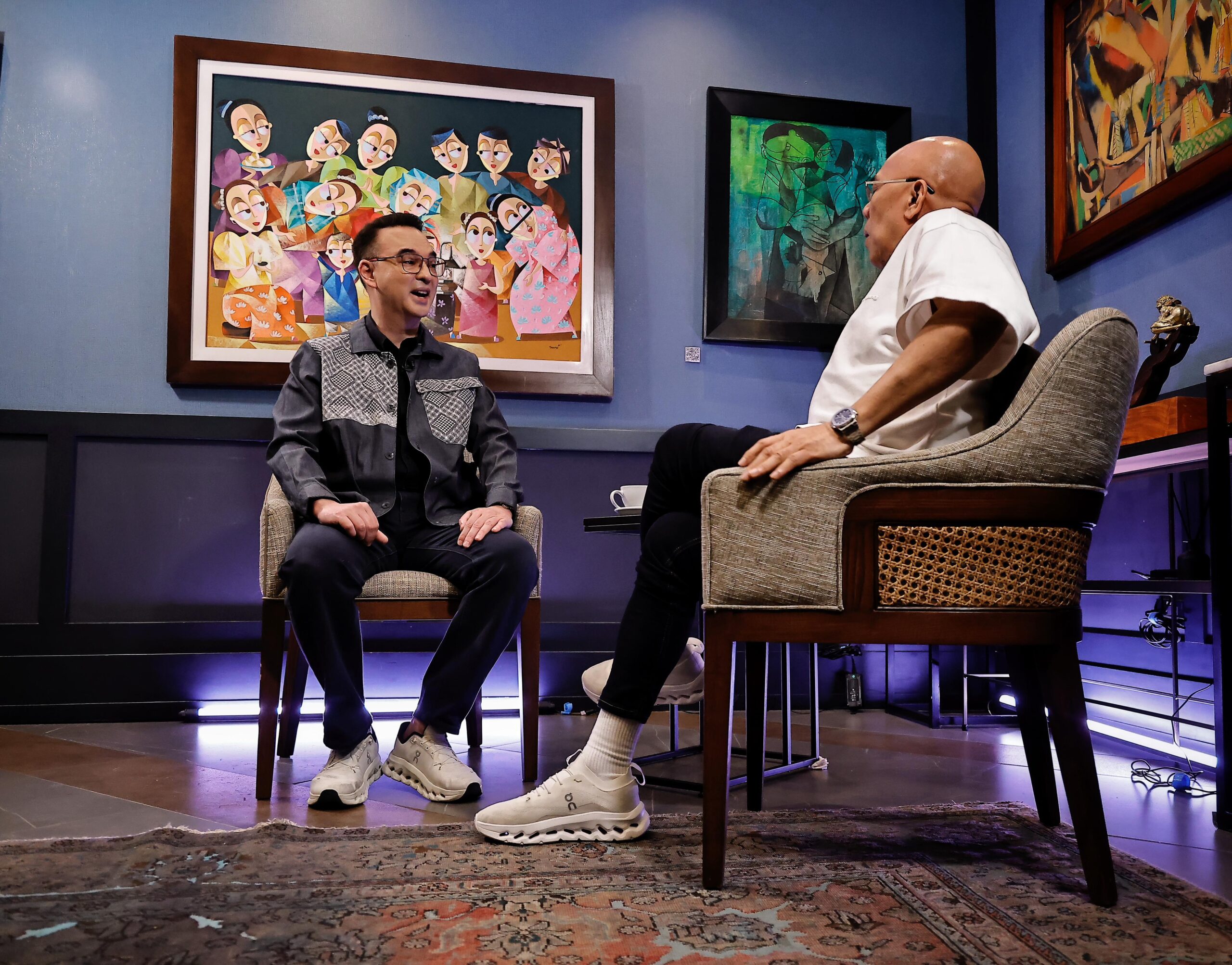 Alan Peter Cacyetano with Boy Abunda