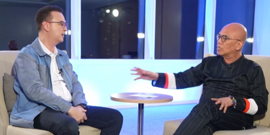 Alan Peter Cacyetano with Boy Abunda