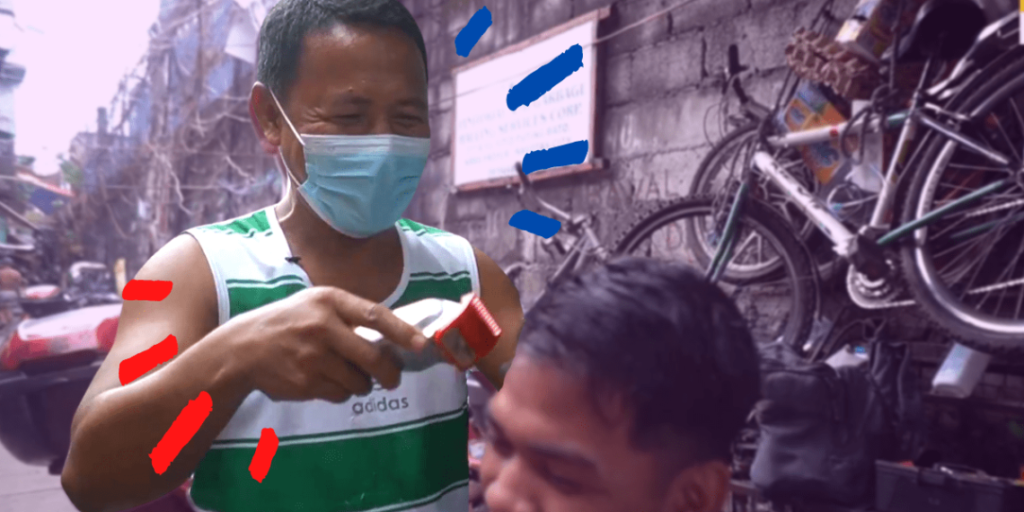 Hope and style: Sampung Libong Pag-asa uplifts barber amid pandemic