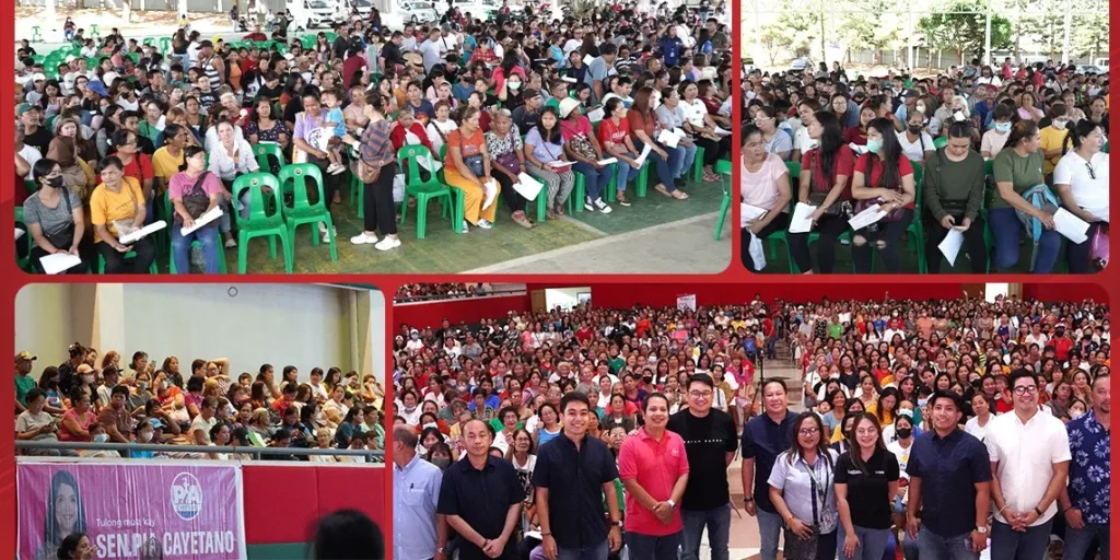 Senators Alan and Pia provide social welfare aid to mothers and vulnerable groups in Cavite