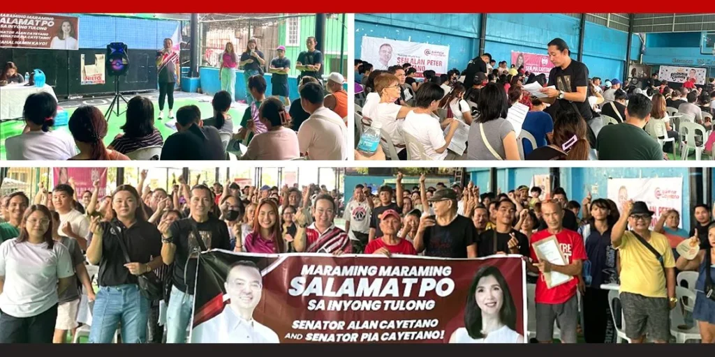 Cayetanos’ assistance program reaches Quiapo vendors