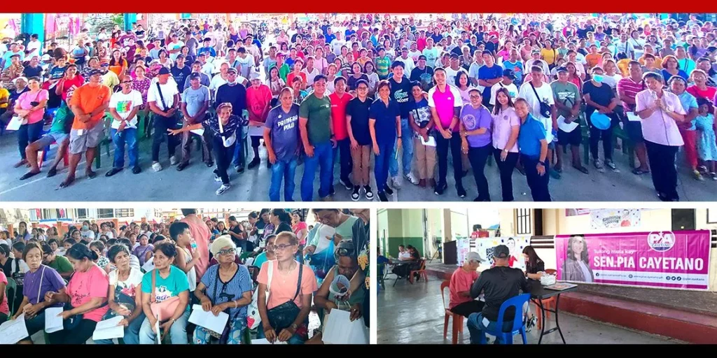 Cayetanos deliver aid to Lumban, Laguna communities