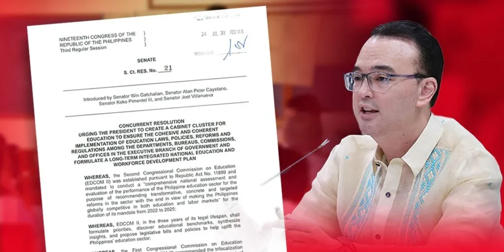 Sen. Alan pushes for Cabinet Cluster to reform education and boost workforce development